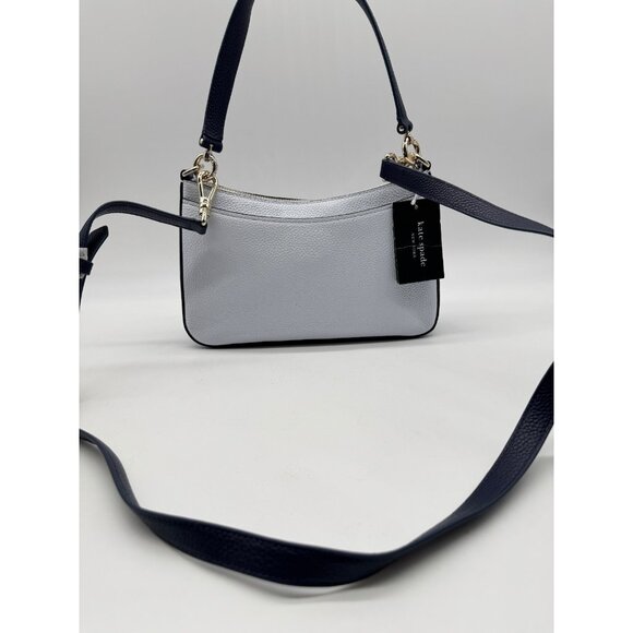 KATE SPADE NY Hudson colorblock leather shoulder crossbody bag + Dust bag BLUE - Picture 7 of 12